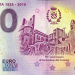 Villasanta 1929-2019 2019-1 0 euro souvenir schein italy banknote