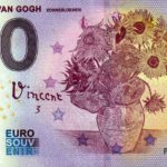 Vincent Van Gogh 2022-3 0 euro souvenir netherlands banknotes