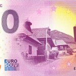 Vlkolínec 2021-1 0 euro souvenir bankovka slovensko zeroeuro