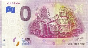 Vulcania 2020-5 0 euro souvenir bankovka francuzsko