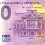 Východoslovenské múzeum v Košiciach 2022-4 0 euro souvenir bankovka slovensko