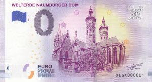 Welterbe Aachener Dom 2019-1 0 euro souvenir schein germany banknote