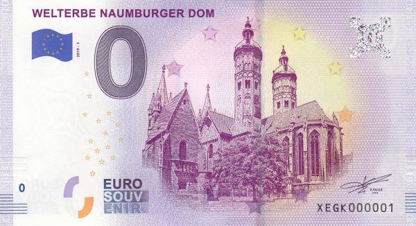 Welterbe Naumburger Dom 2019-1 0 euro souvenir