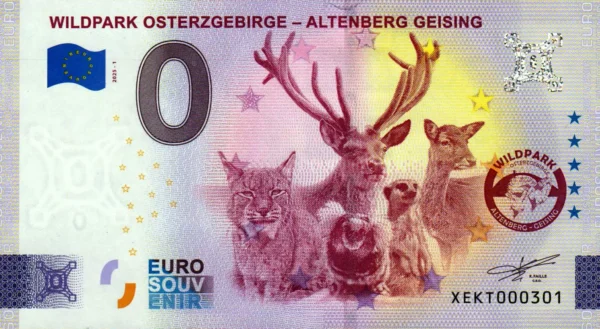 Wildpark Osterzgebirge – Altenberg Geising 2025-1 0 euro souvenir germany