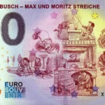 Wilhelm Busch – Max und Moritz Streiche 2024-2 0 euro souvenir banknotes germany