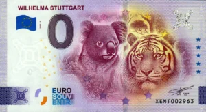 Wilhelma Stuttgart 2025-5 0 euro souvenir banknotes germany