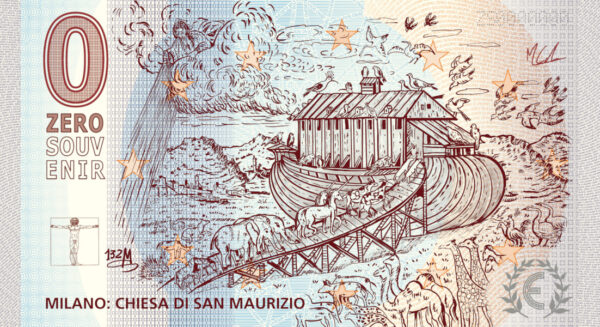 ZEROSOUVENIR Milano chiesa di san Maurizio (V132) italy