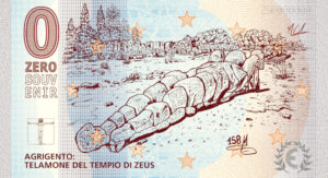 ZEROSOUVENIR agrigento telamone del tempio di Zeus (V158) italy