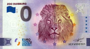 ZOO Duisburg 2023-1 0 euro germany banknote