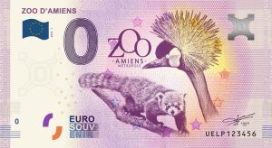ZOO D´Amiens 2018-1 0 euro souvenir
