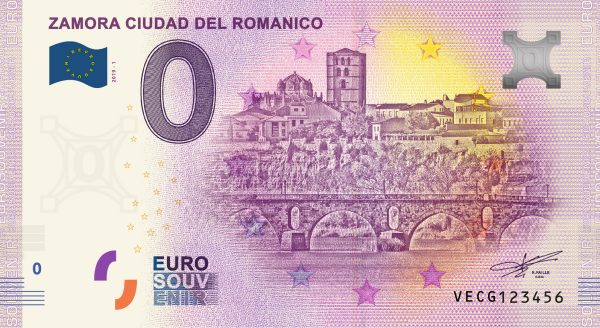 Zamora Ciudad del Romanico 2019-1 0 euro souvenir slovensko