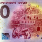 Zitadelle Petersberg – Erfurt 2025-6 0 euro souvenir banknotes germany