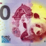 Zoo Berlin 2024-4 Panda 0 euro souvenir banknotes germany