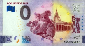 Zoo Leipzig 2024 2024-8 0 euro souvenir banknotes germany