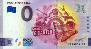 Zoo Leipzig 2024-9 Winzige Giganten 0 euro souvenir banknotes germany