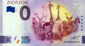 Zoo de la Flèche 2025-1 0 euro souvenir banknotes france