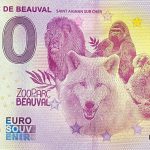 Zooparc de Beauval 2021-3 Anniversary 0 euro souvenir banknotes france