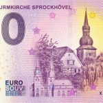 Zwiebelturmkirche Sprockhovel 2018-1 zero euro souvenir bankovka 0 e banknote schein