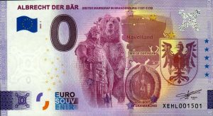 albrecht der bar 2022-1 0 euro souvenir schein banknotes germany