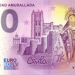 avila ciudad amurallada 2022-2 0 euro souvenir banknotes spain