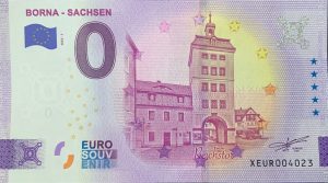 borna – sachsen 2022-1 0 euro souvenir banknotes germany
