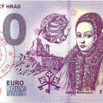 cachticky hrad 2019-1 castle 0 euro bankovka slovensko peciatka zero euro souvenir slovakia