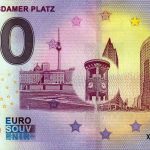 der potsdamer platz 2021-55 0 euro souvenir banknotes germany