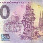 elisabeth von thuringen 1207-1231 2021-1 0 euro souvenir banknotes germany