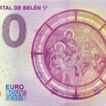 en el portal de belén 2021-2 0 euro souvenir banknotes spain