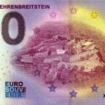 festung ehrenbreitstein 2021-1 0 euro souvenir banknotes germany