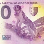 fondation barry du grand-st-bernard 2017-1 0 euro souvenir swizzerland banknotes