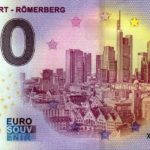 frankfurt – romerberg 2021-2 0 euro souvenir banknotes germany