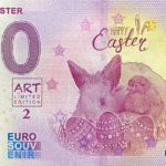 happy easter 2022-1 malta 0 euro souvenir banknotes