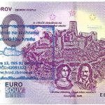 hrad zborov 2019-1 peciatka castle 0 euro souvenir bankovka