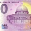 jerusalem – dome of the rock 2022-1 0 euro souvenir banknote israel