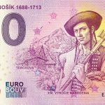 juraj janosik terchova 2018-1 0 euro bankovka slovensko zero o euro souvenir schein banknote slovakia