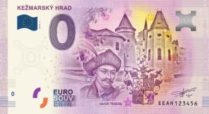 kezmarsky hrad 2019-2 0 euro souvenir banknote slovakia bankovka slovensko imrich thokoly