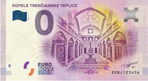 kupele trencianske teplice 2018-1 zero euro souvenir 130 hammam 0 euro schein slovakia
