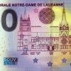 la cathédrale notre-dame de lausanne 2021-3 0 euro souvenir schein switzerland