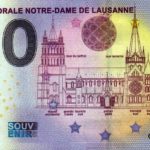 la cathédrale notre-dame de lausanne 2021-3 0 euro souvenir schein switzerland