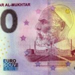 libya omar al-mukhtar 2022-1 0 euro souvenir banknotes
