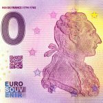 louis xvi 2021-10 anniversary roi de france 0 euro souvenir banknote