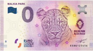 malkia park 2019-1 0 euro souvenir bankovka slovensko zero euro banknote slovakia
