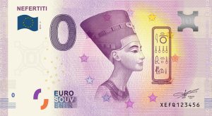 nefertiti 2019-2 0 euro souvenir bankovka