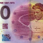 paavo nurmi 1897-1973 2022-1 0 euro souvenir finland banknotes