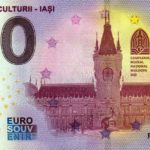 palatul culturii – iasi 2022-1 0 euro souvenir romania schein banknotes