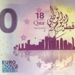 qatar 2021-1 0 euro souvenir banknote