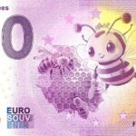 savethebees 2024-1 0 euro souvenir banknote malta