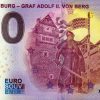 schloss burg – graf adolf ii von berg 2022-15 0 euro souvenir banknotes germany