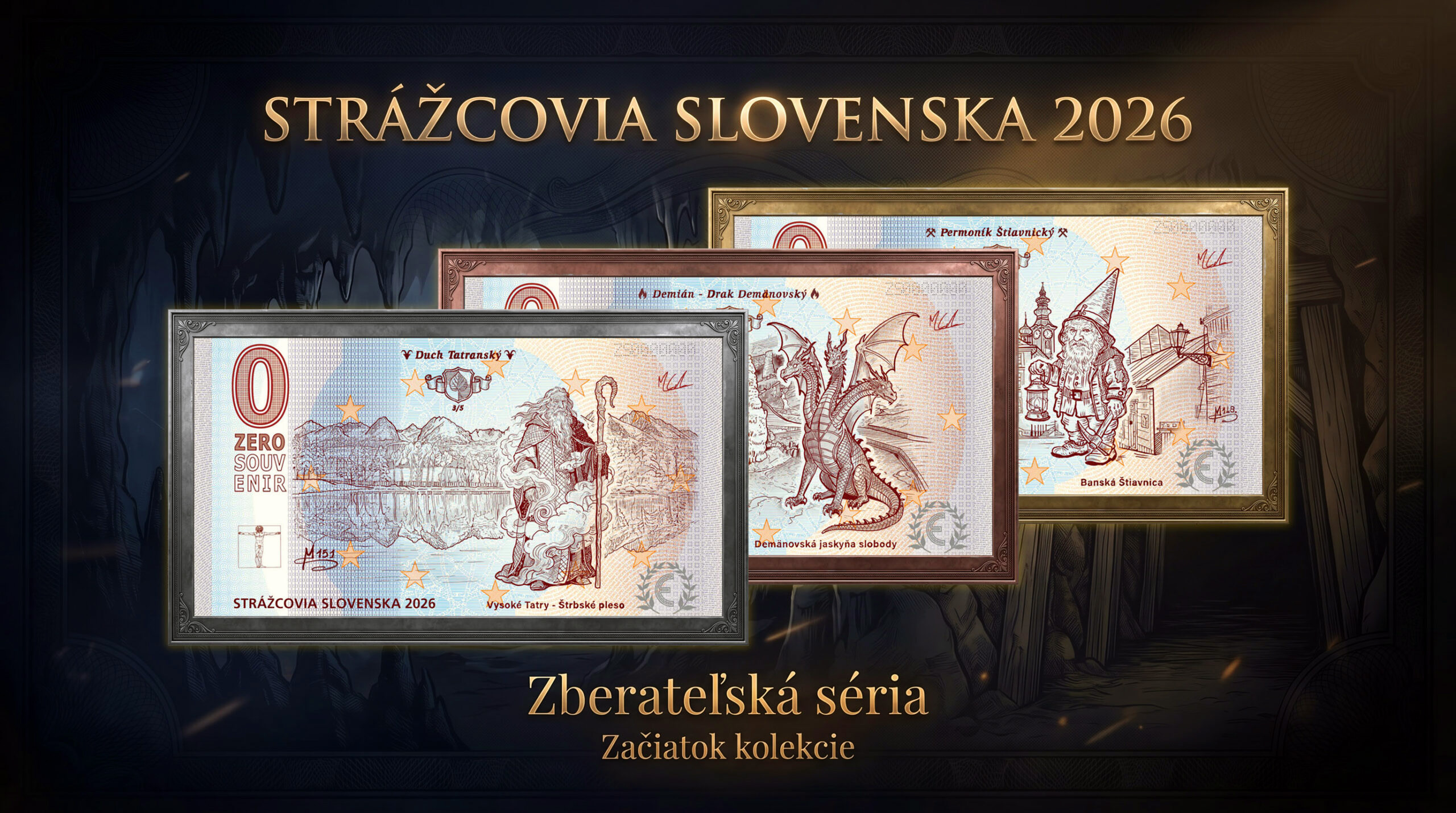 Strážcovia Slovenska 2026 – Traja Strážci ( Permoník + Drak + Duch )